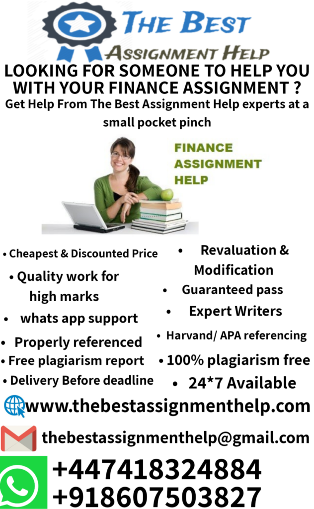 finance assignment help